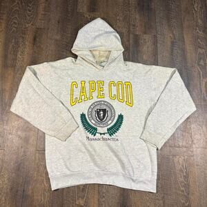 Vintage 90s Cape Cod Massachusetts Graphic Hoodie